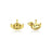 Disney Couture Kingdom - Toy Story - Alien Stud Earrings Yellow Gold