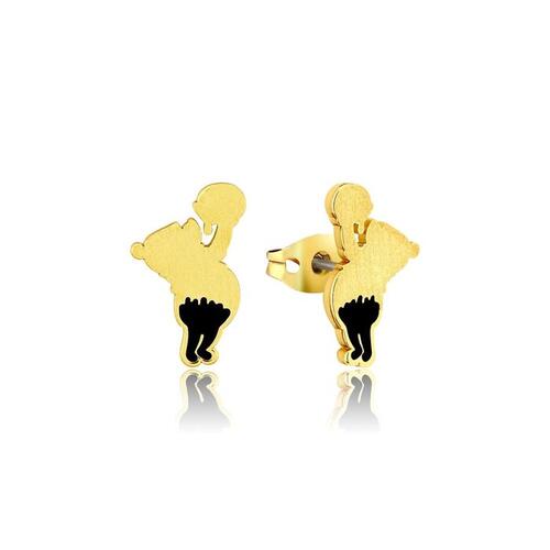 Couture Kingdom - Disney - Winnie the Pooh Hunny Drip Stud Earrings Yellow Gold