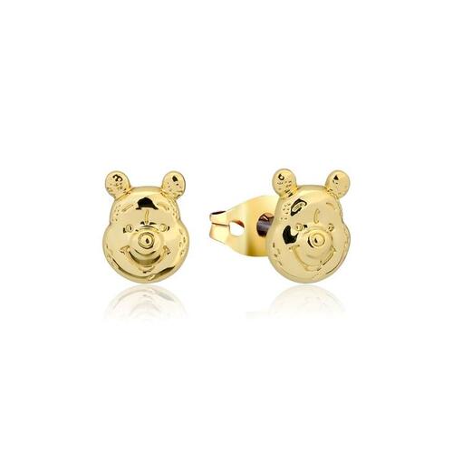 Couture Kingdom - Disney - Winnie the Pooh Stud Earrings Yellow Gold