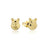 Couture Kingdom - Disney - Winnie the Pooh Stud Earrings Yellow Gold
