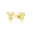 Couture Kingdom - Disney - Winnie the Pooh Piglet Stud Earrings Yellow Gold