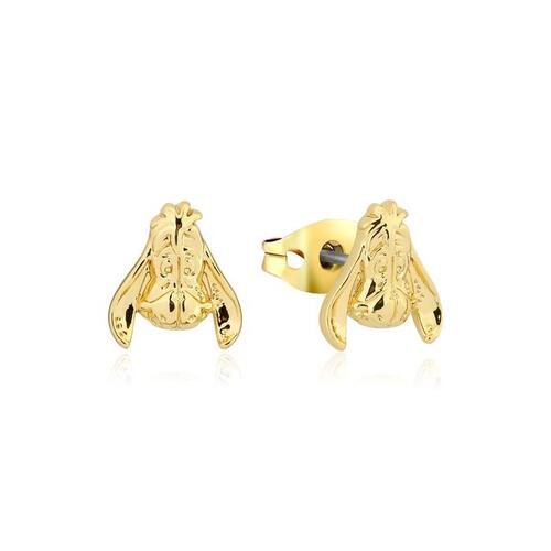 Couture Kingdom - Disney - Winnie the Pooh Eeyore Stud Earrings Yellow Gold