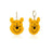 Disney Couture Kingdom - Winnie the Pooh - Oh Bother Drop Earrings Yellow Gold
