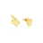Disney Couture Kingdom - Fantasia - Sorcerer's Apprentice Mickey Mix-Match Studd Earrings Gold
