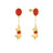 Disney Couture Kingdom - Winnie The Pooh - Balloon Drop Earrings Yellow Gold