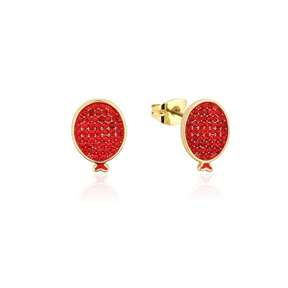 Couture Kingdom - Disney - Winnie The Pooh Balloon Stud Earrings Yellow Gold