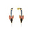 Disney Couture Kingdom - Winnie The Pooh - Eeyore Tail Drop Earrings Yellow Gold
