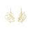 Disney Couture Kingdom - Minnie Mouse - Wire Style Drop Earrings Gold