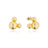 Couture Kingdom - Disney D100 - Mickey Mouse Statement Stud Earrings Yellow Gold