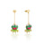 Disney The Muppets Couture Kingdom - Kermit The Frog - Crystal Drop Earrings Gold