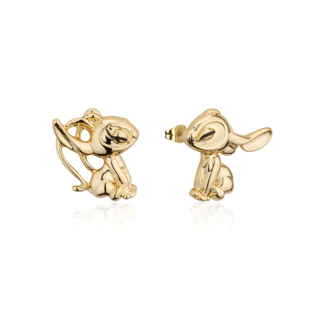 Couture Kingdom - Disney - Lilo & Stitch Angel Kissing Earrings Gold