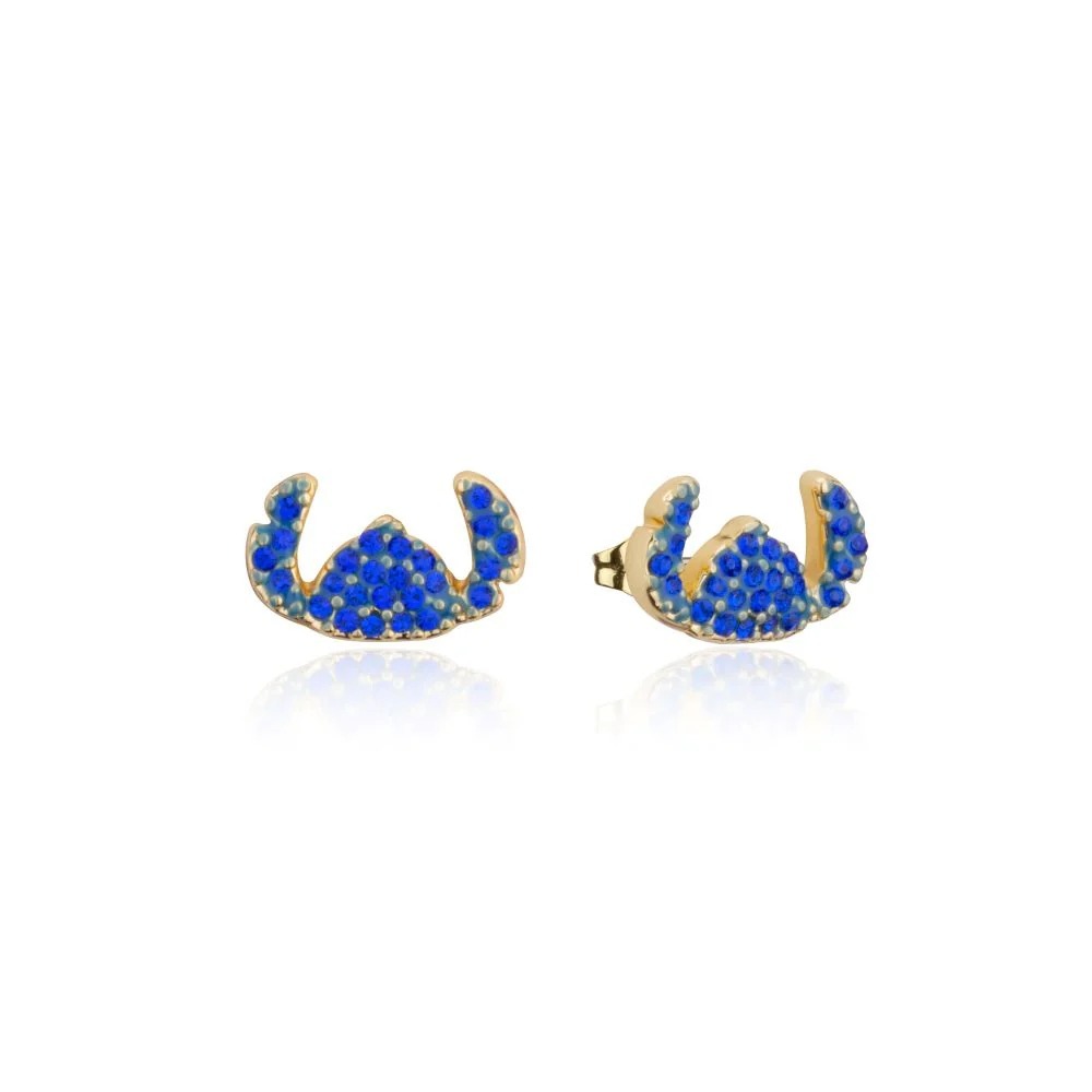 Couture Kingdom - Disney - Lilo & Stitch Crystal Silhouette Stud Earrings Gold
