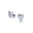Couture Kingdom - Disney - Mickey Mouse Stud Earrings White Gold