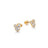 Couture Kingdom - Disney - Mickey Mouse Crystal Stud Earrings Yellow Gold