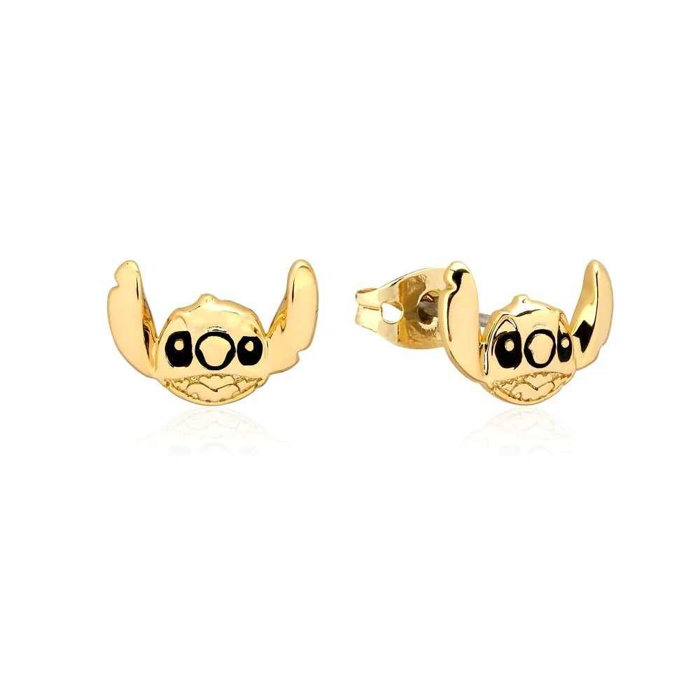 Couture Kingdom - Disney - Lilo and Stitch Stud Earrings Yellow Gold