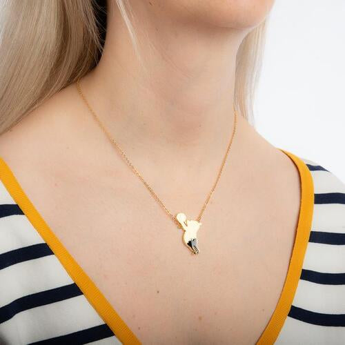 Couture Kingdom - Disney - Winnie the Pooh Hunny Drip Necklace Yellow Gold