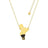 Couture Kingdom - Disney - Winnie the Pooh Hunny Drip Necklace Yellow Gold