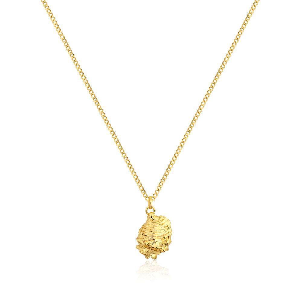 Couture Kingdom - Disney - Moana Conch Shell Necklace Yellow Gold