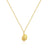 Couture Kingdom - Disney - Moana Conch Shell Necklace Yellow Gold