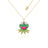 Couture Kingdom - The Muppets - Kermit The Frog Crystal Necklace Gold