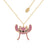 Couture Kingdom - Disney - Lilo & Stitch Crystal Angel Necklace Gold