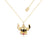Couture Kingdom - Disney - Lilo & Stitch Crystal Heart Necklace Gold