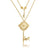 Couture Kingdom - Disney - Pocahontas Key Necklace Yellow Gold