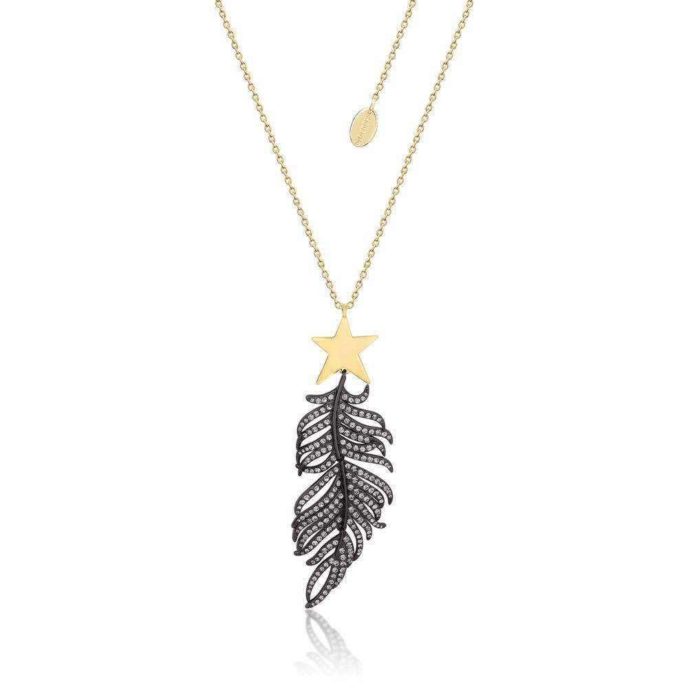 Couture Kingdom - Disney - Dumbo Magic Feather Necklace Yellow Gold