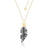 Couture Kingdom - Disney - Dumbo Magic Feather Necklace Yellow Gold