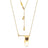 Couture Kingdom - Disney - Dumbo Flag Necklace Yellow Gold