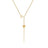 Disney Couture Kingdom - Aladdin - Jafar Snake Staff Necklace Yellow Gold
