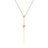 Disney Couture Kingdom - Aladdin - Jafar Snake Staff Necklace Yellow Gold