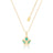 Disney Couture Kingdom - Aladdin - Princess Jasmine Enamel Necklace Yellow Gold