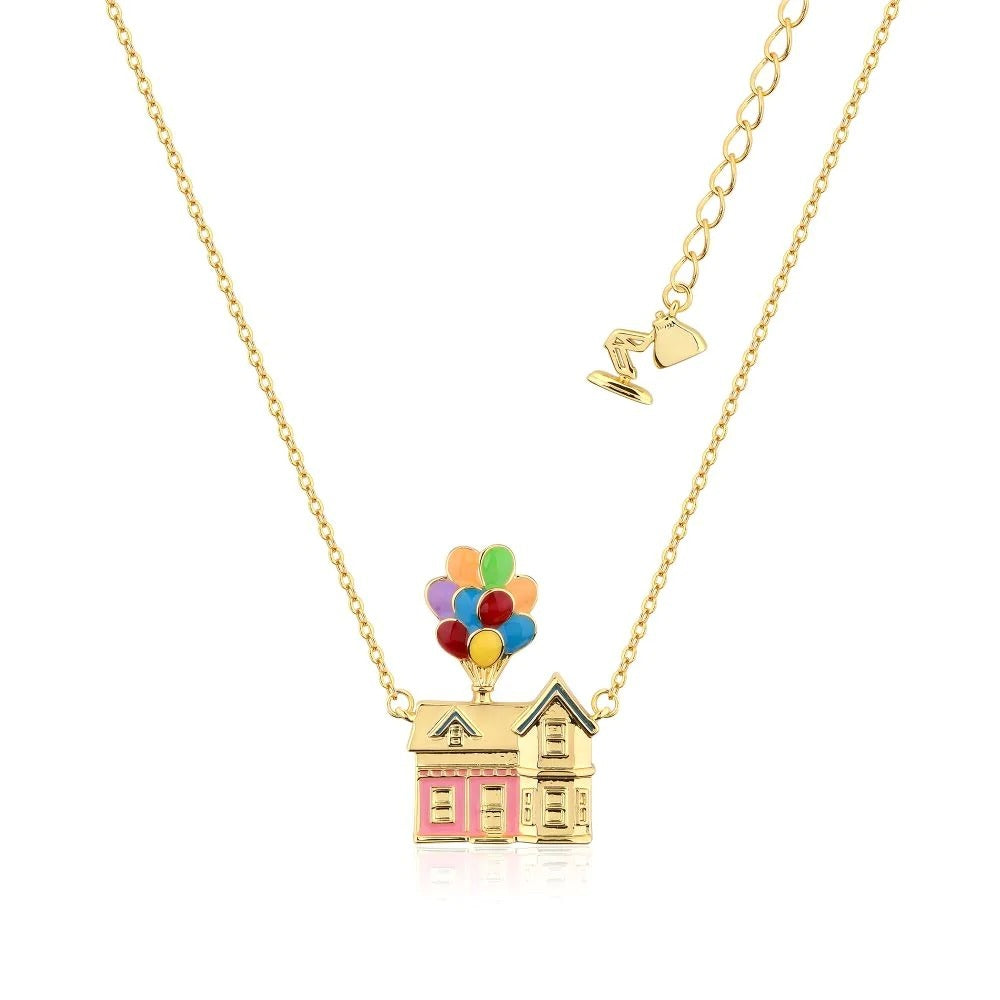 Couture Kingdom - Disney - Up House Necklace Yellow Gold