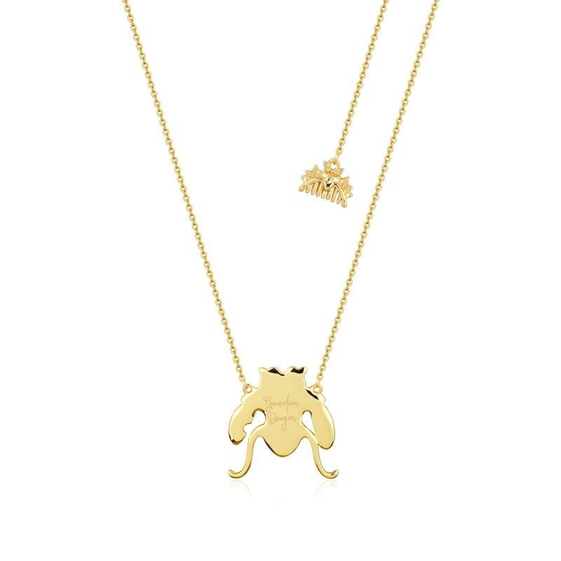 Couture Kingdom - Disney - Mulan Mushu Necklace Yellow Gold