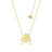 Couture Kingdom - Disney - Mulan Mushu Necklace Yellow Gold