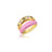 Couture Kingdom - Disney D100 - Mickey Mouse Fireworks Twin Rings Yellow Gold