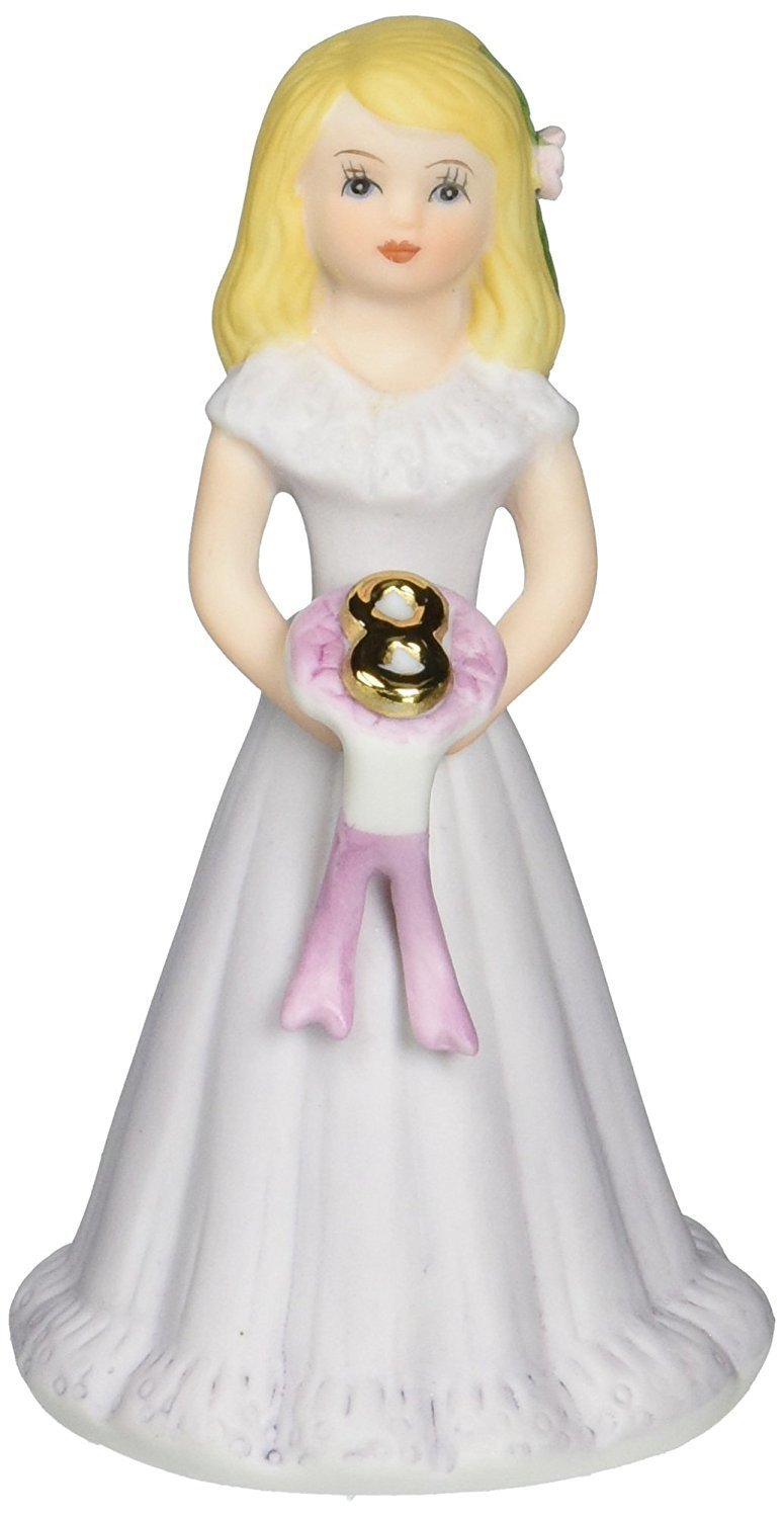 Growing Up Girls - Blonde Age 8 Cake Topper