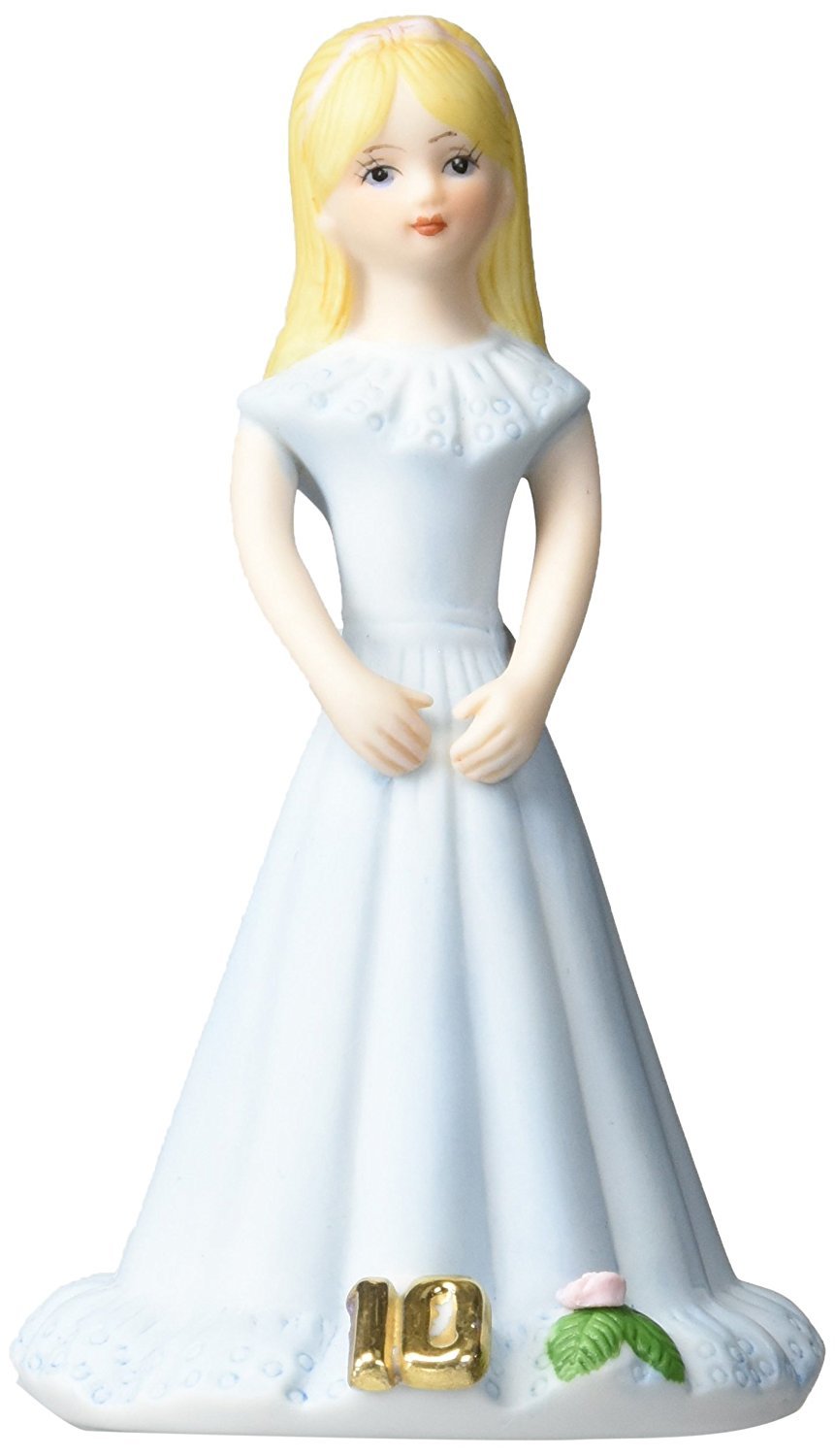 Growing Up Girls - Blonde Age 10 Cake Topper