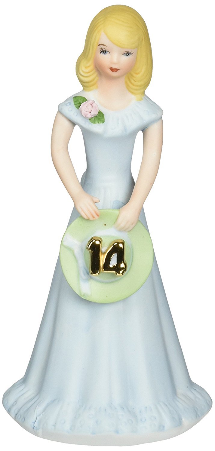 Growing Up Girls - Blonde Age 14 Cake Topper