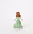Growing Up Girls - Brunette Age 7 Cake Topper