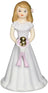 Growing Up Girls - Brunette Age 8 Cake Topper
