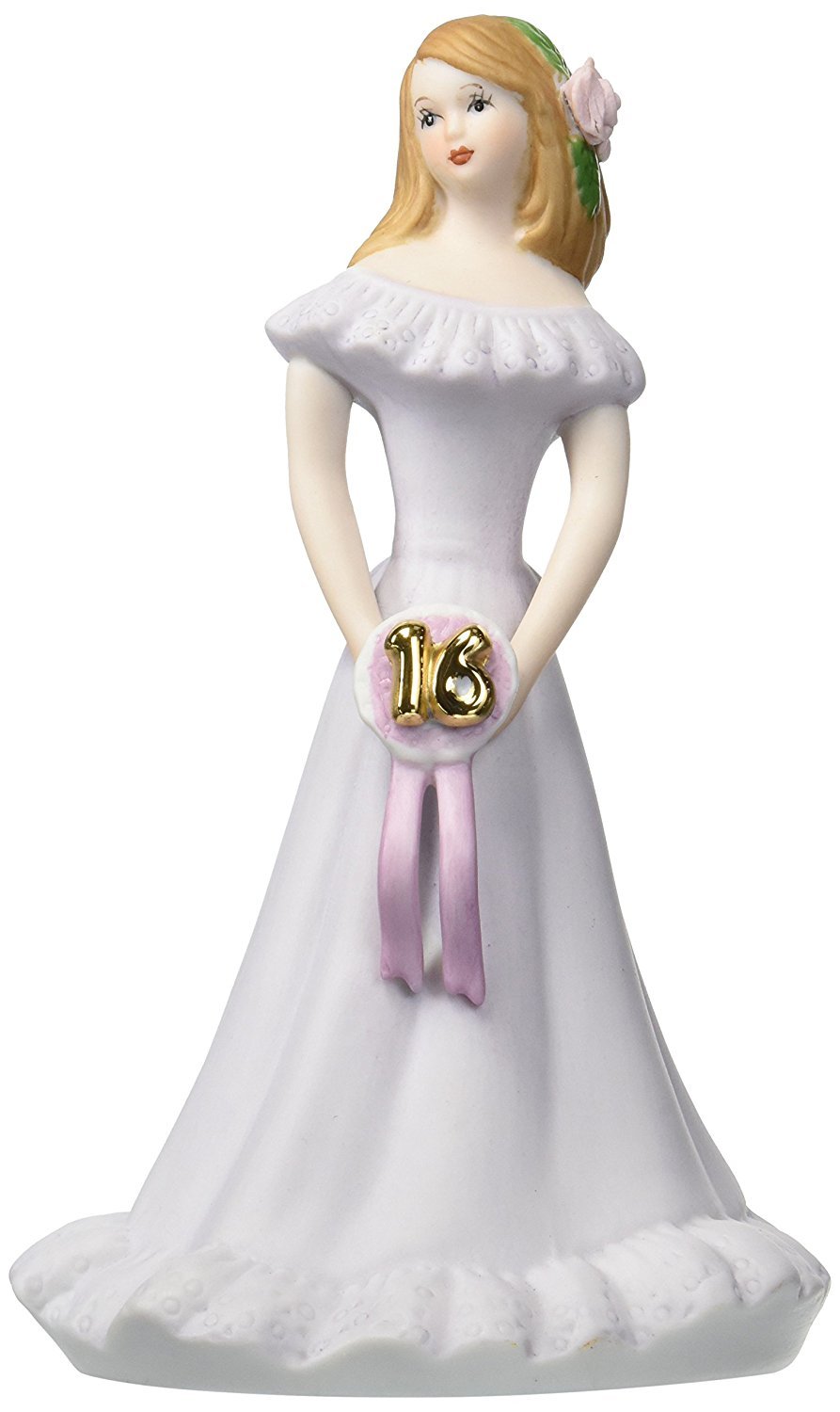 Growing Up Girls - Brunette Age 16 Cake Topper