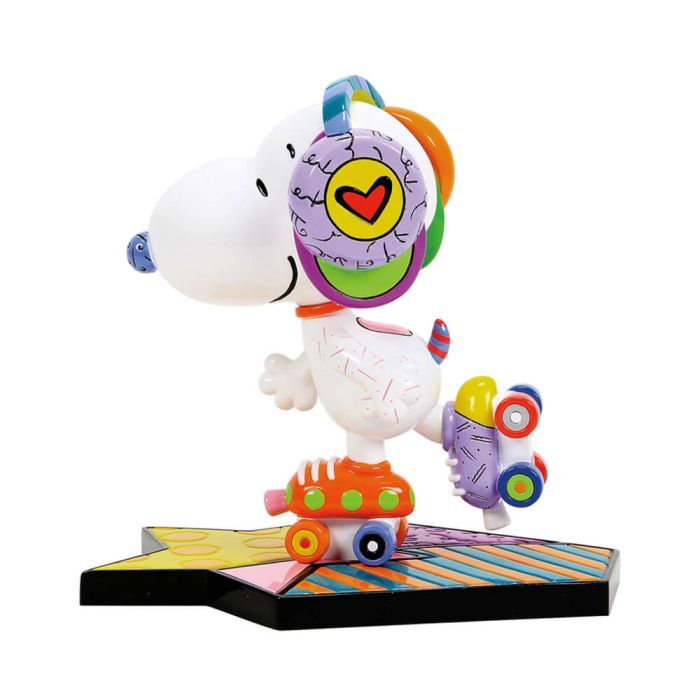 Peanuts by Britto Snoopy Roller Skate Figurine