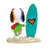 Peanuts by Britto Joe Cool Surf Figurine