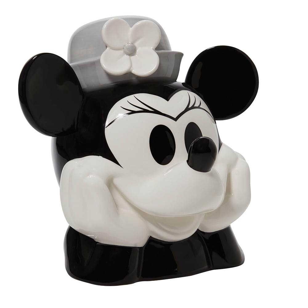 Disney Ceramics Cookie Jar - Minnie Mouse Black & White