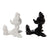Disney Ceramics Salt and Pepper Shaker Set - Black & White Minnie Mouse
