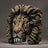 Edge Sculpture - Lion Bust