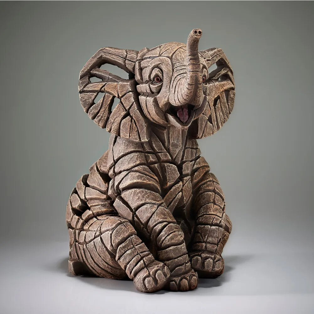 Edge Sculpture - Small Elephant Calf Figure
