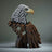 Edge Sculpture - Bald Eagle Bust